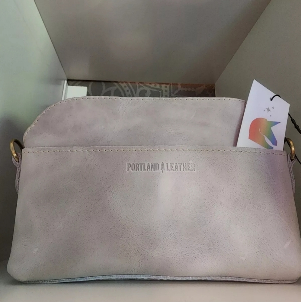 Portland Leather Goods BELUGA Eclipse Crossbody Bag